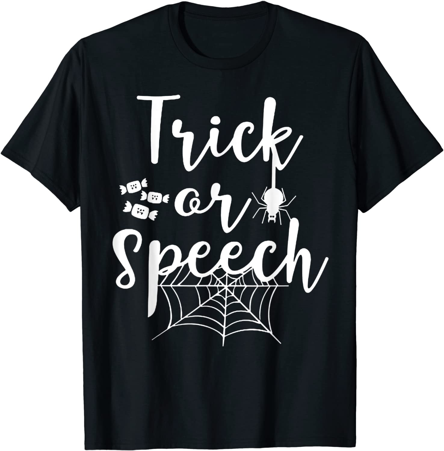 Tricks Or Speech Languages Teacher Halloween Costume T-Shirt