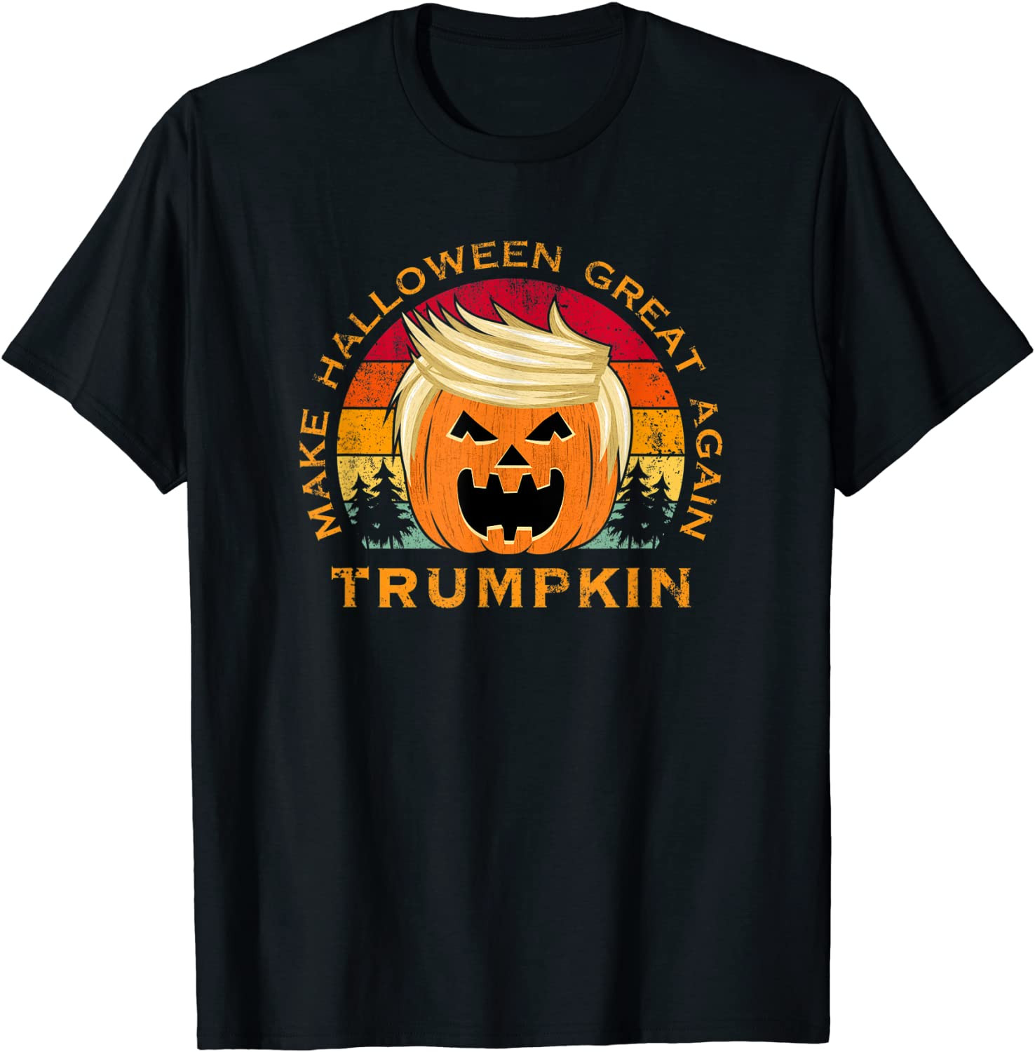 Trumpkin Make Halloween Great Again Vintage T-Shirt