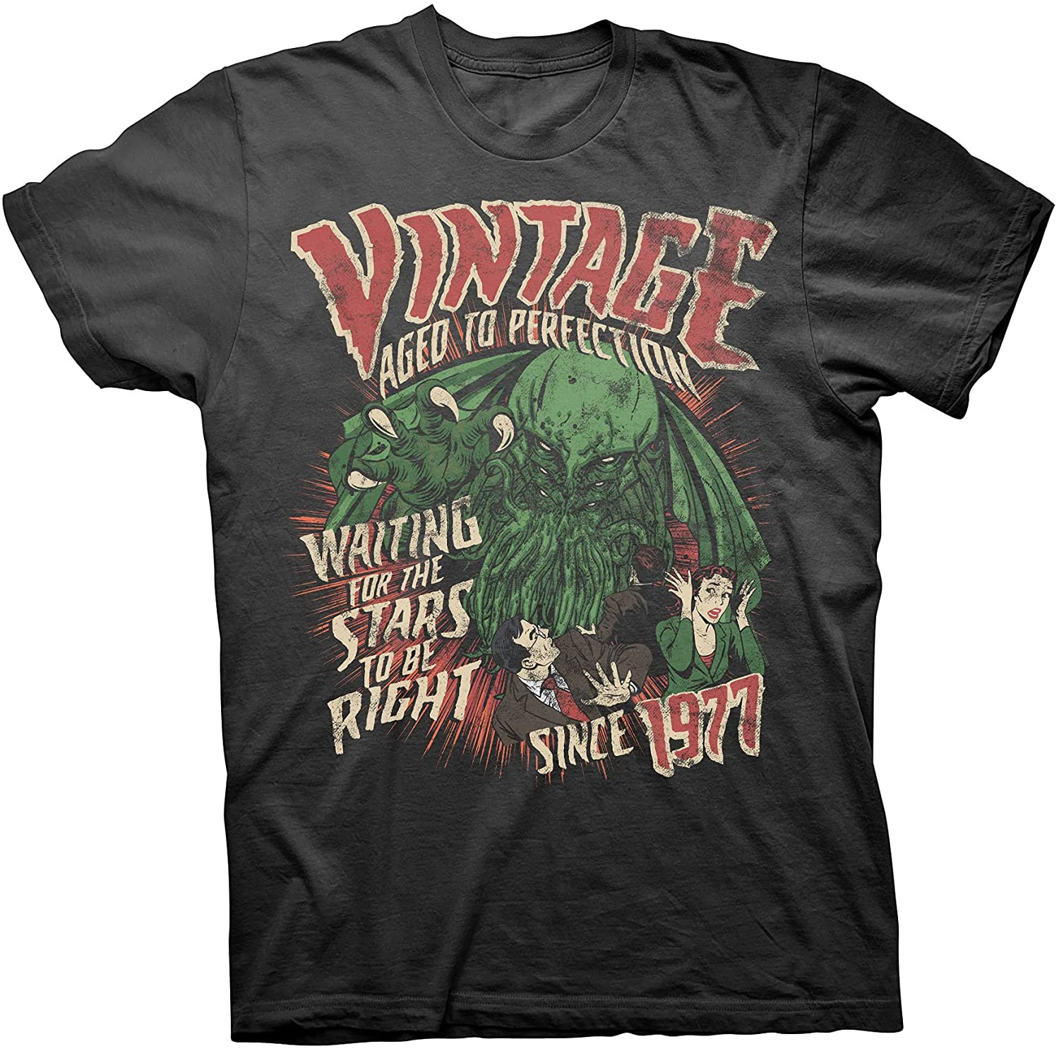 Vintage 1977 Aged To Perfection - Movie Poster  T-Shirt