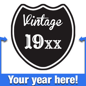 Vintage Custom Birth Year
