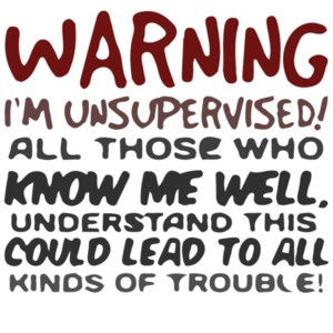 Warning I'm unsupervised - Funny