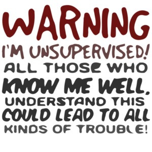 Warning I'm unsupervised - Funny