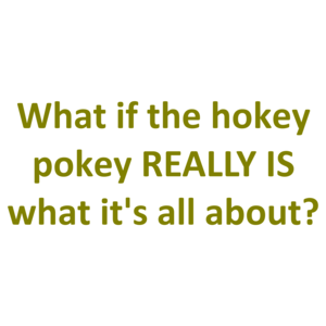What if the hokey pokey REALLY IS what it's all about?
