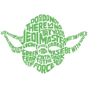 Yoda Typography - Star Wars