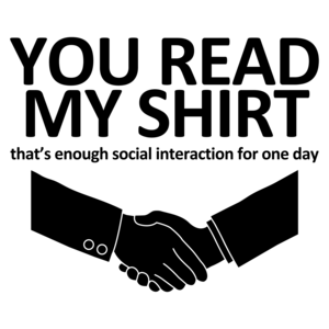 You Read My, That's Enough Social Interaction