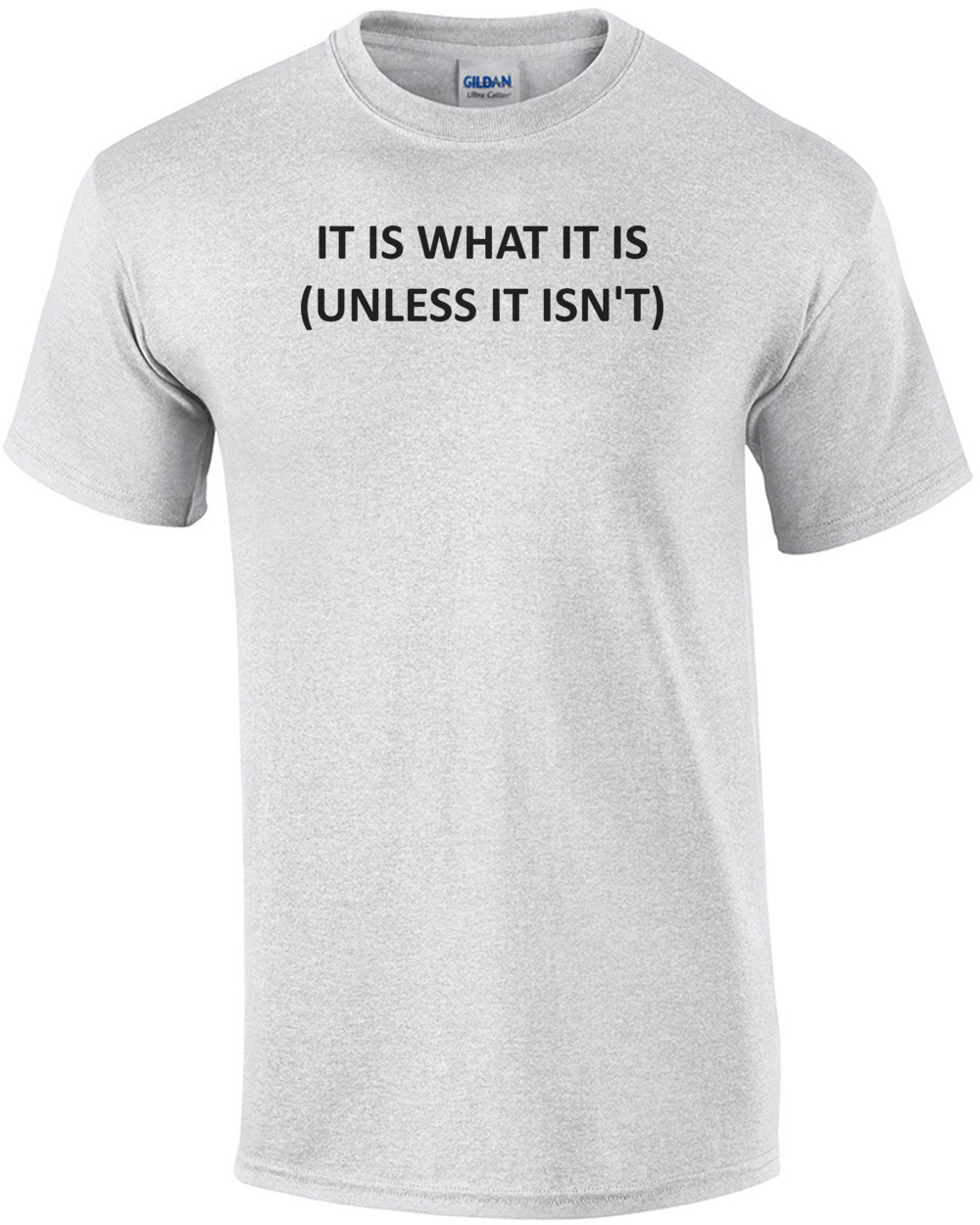 IT IS WHAT IT IS (UNLESS IT ISN'T)