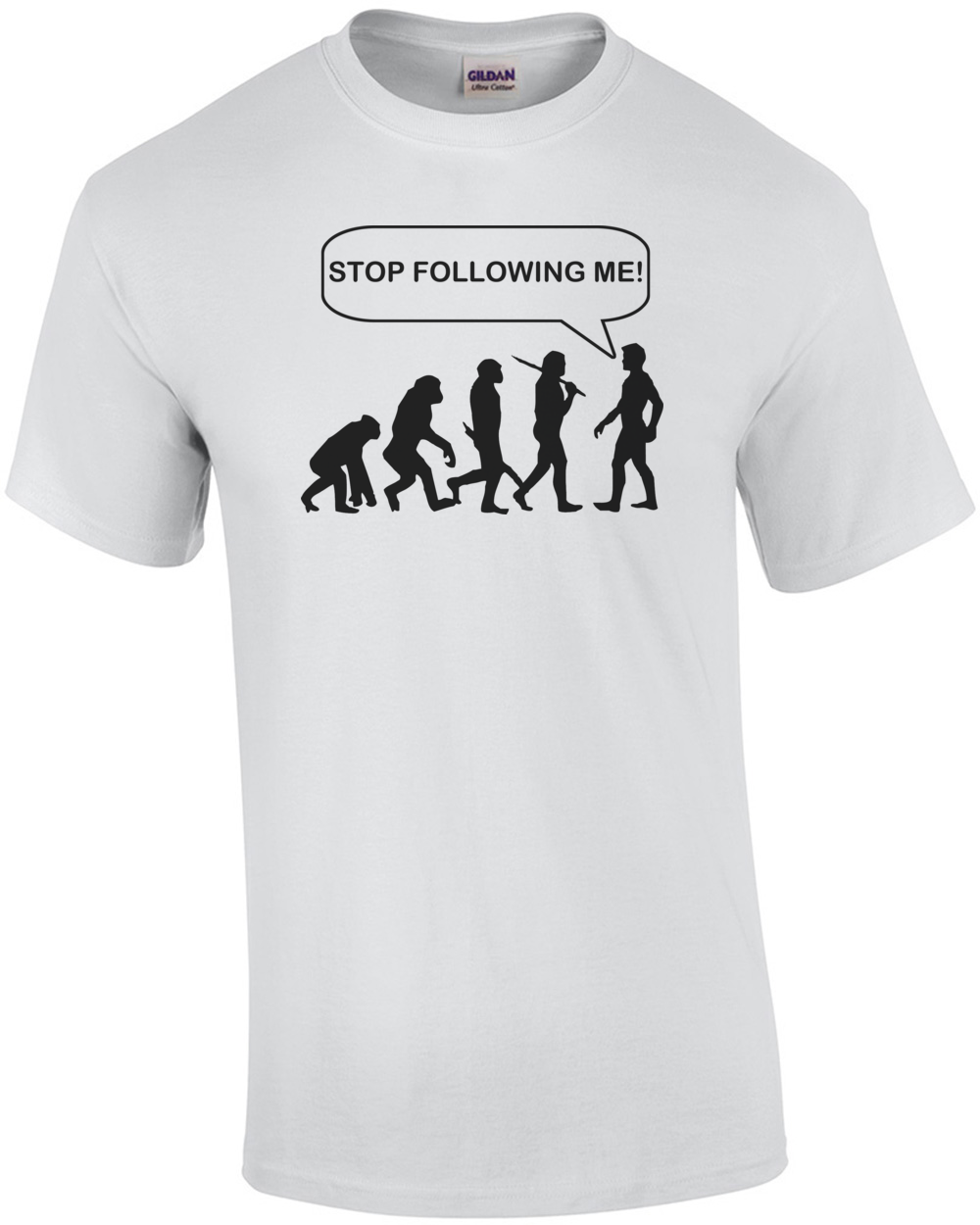 Stop Following Me Evolution T-Shirt